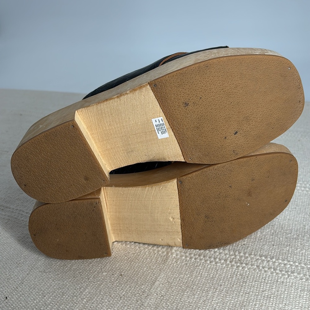 Rachel Comey Serge Clogs Navy Size 9 - Picture 7 of 14